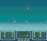 une photo d'Ã©cran de The Hunt For Red October sur Nintendo Super Nes